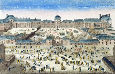 Siege of the Chateau des Tuileries, 10th August 1792 by French School